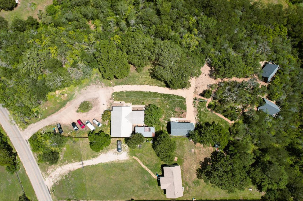 The Maverick: A-Frame W/ Hammock And Tree Top View New Braunfels Kültér fotó