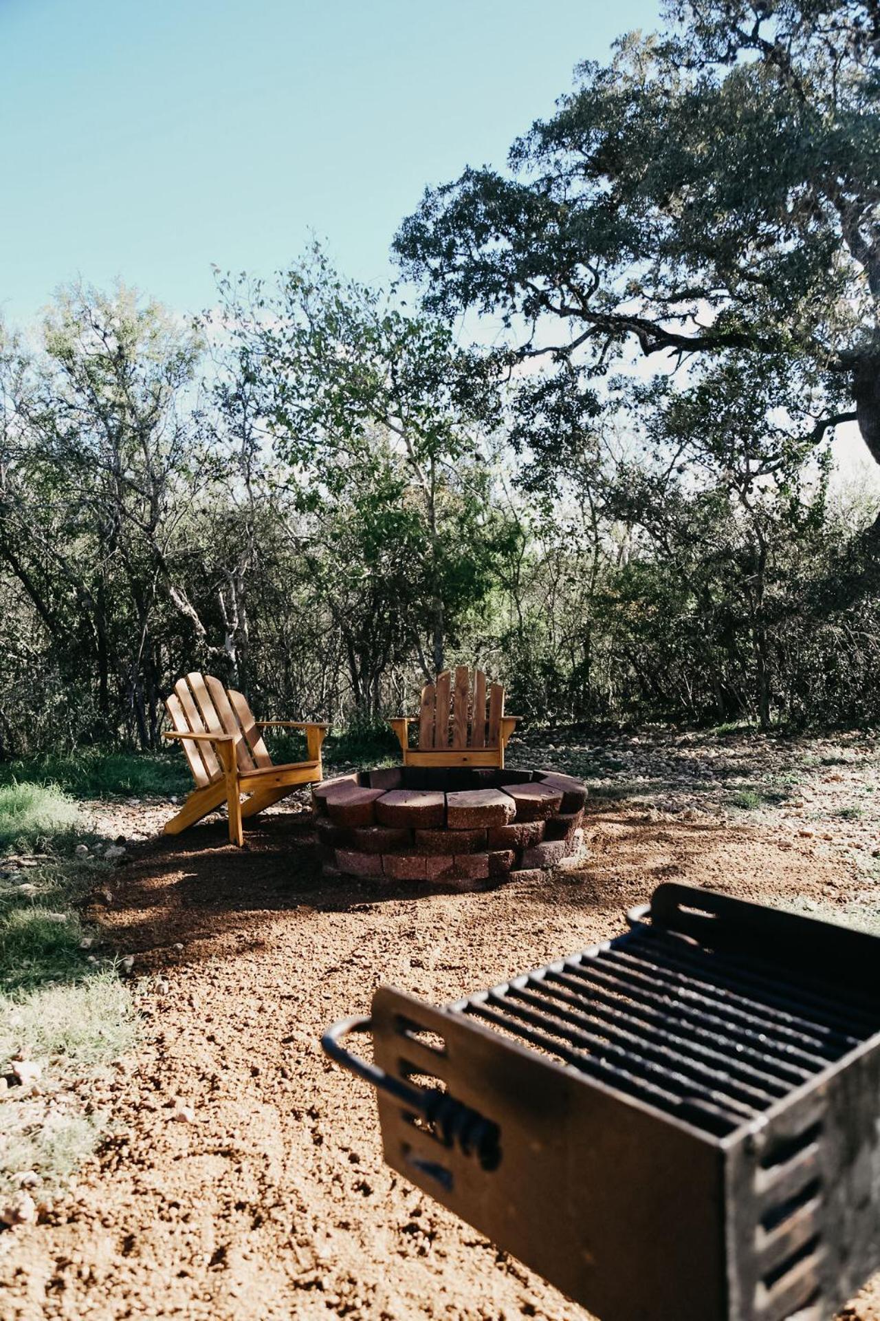 The Maverick: A-Frame W/ Hammock And Tree Top View New Braunfels Kültér fotó